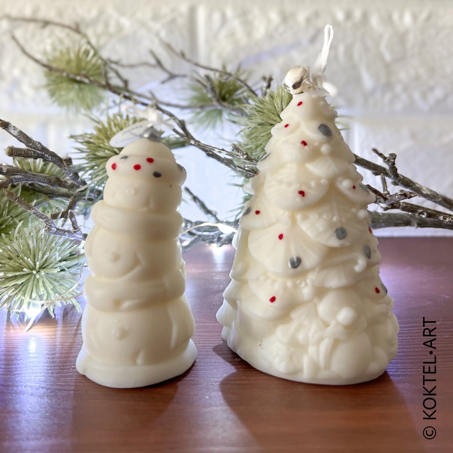 ÁRBOL Y MUÑECO DE NIEVE