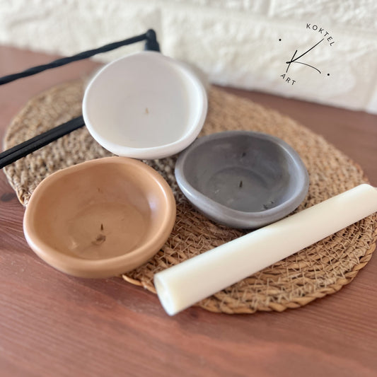 Porta Velas Irregular - NATURA DUO