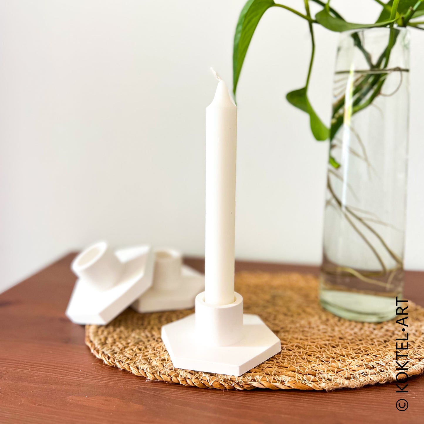 Porta Velas HEXAGONAL