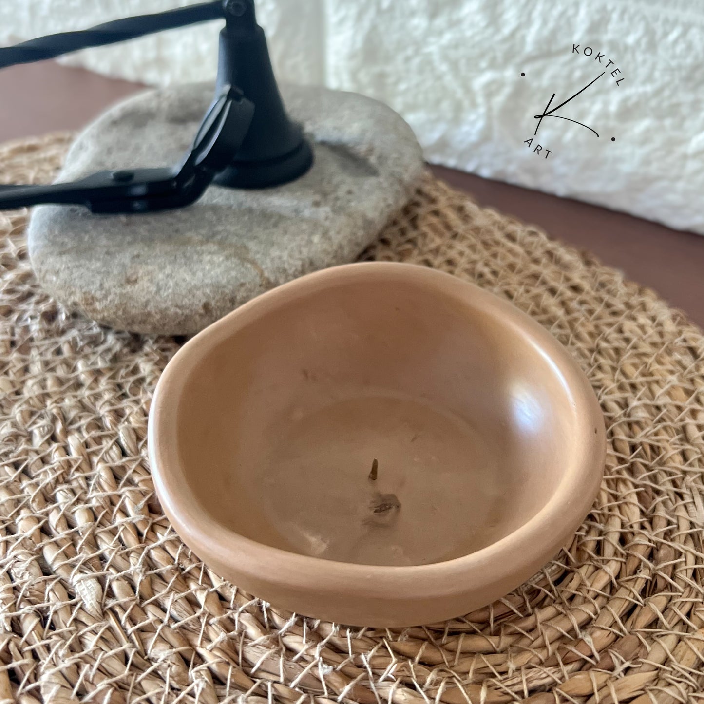 Porta Velas Irregular - NATURA DUO