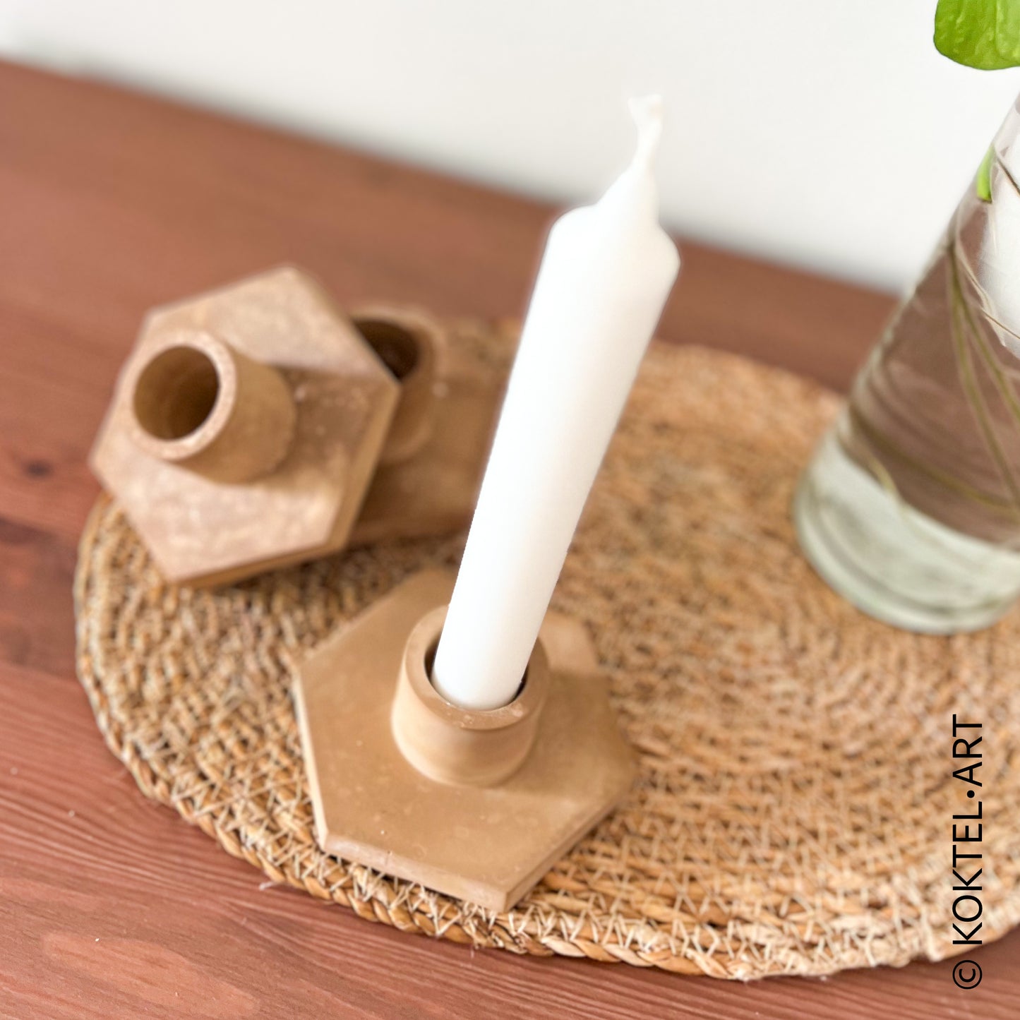 Porta Velas HEXAGONAL