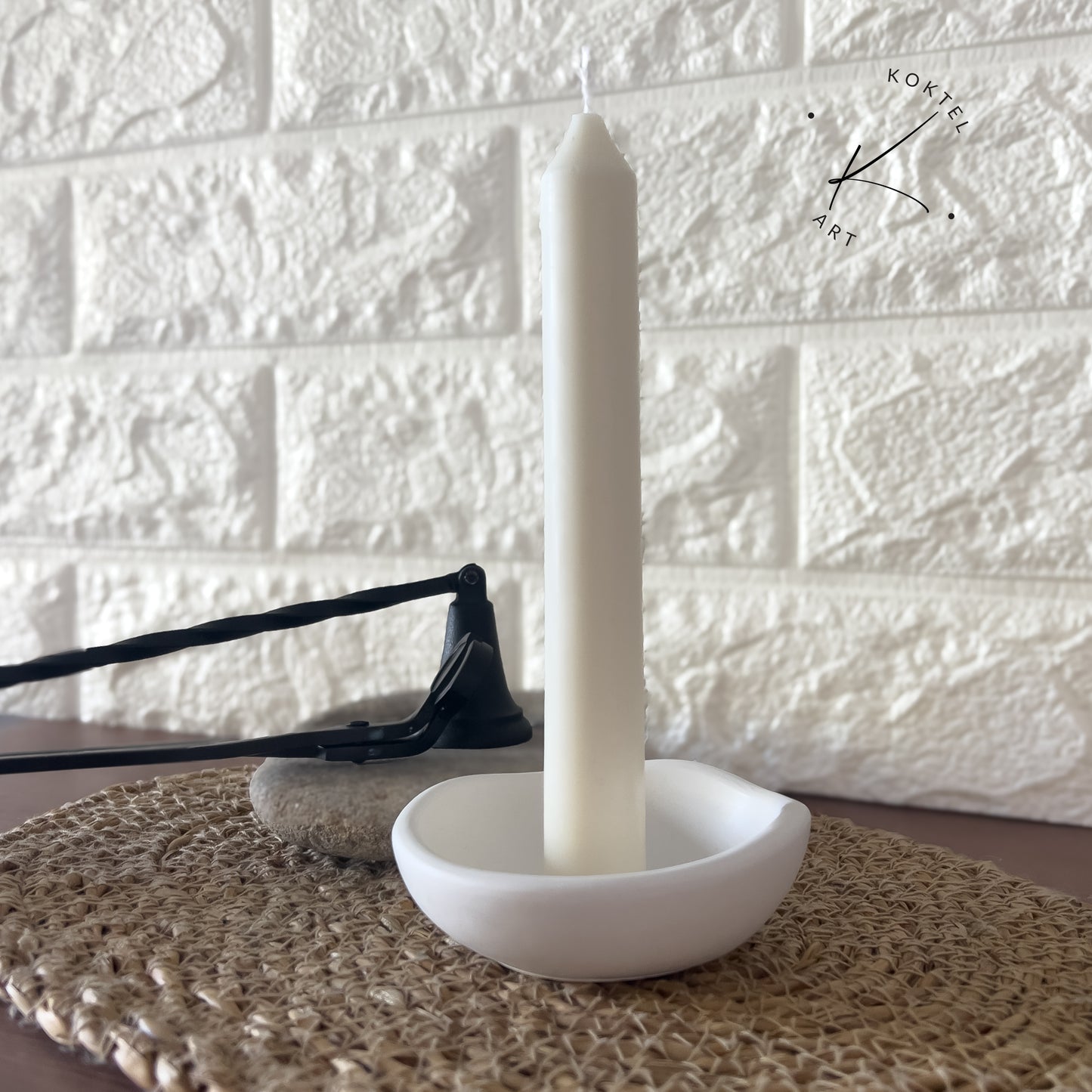 Porta Velas Irregular - NATURA DUO