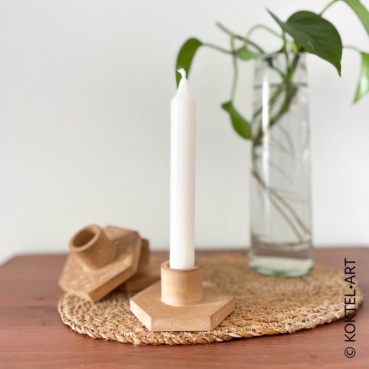 Porta Velas HEXAGONAL