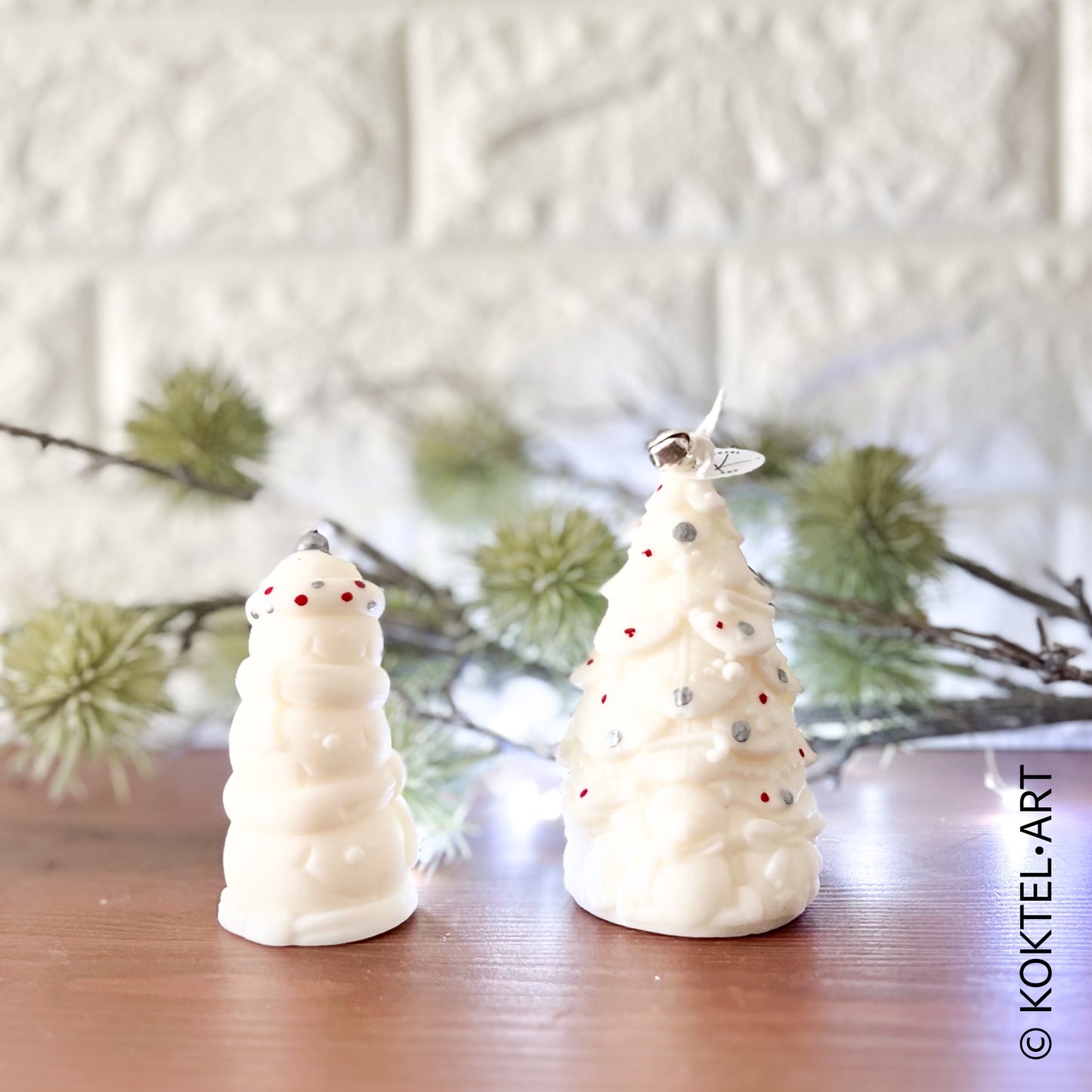 ÁRBOL Y MUÑECO DE NIEVE