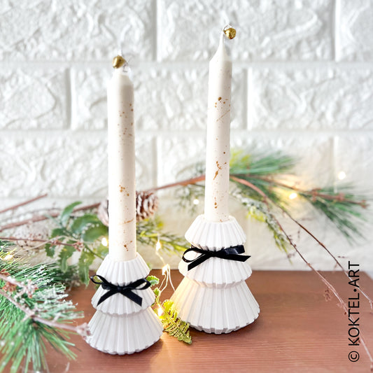 SET CANCELABROS DE NAVIDAD