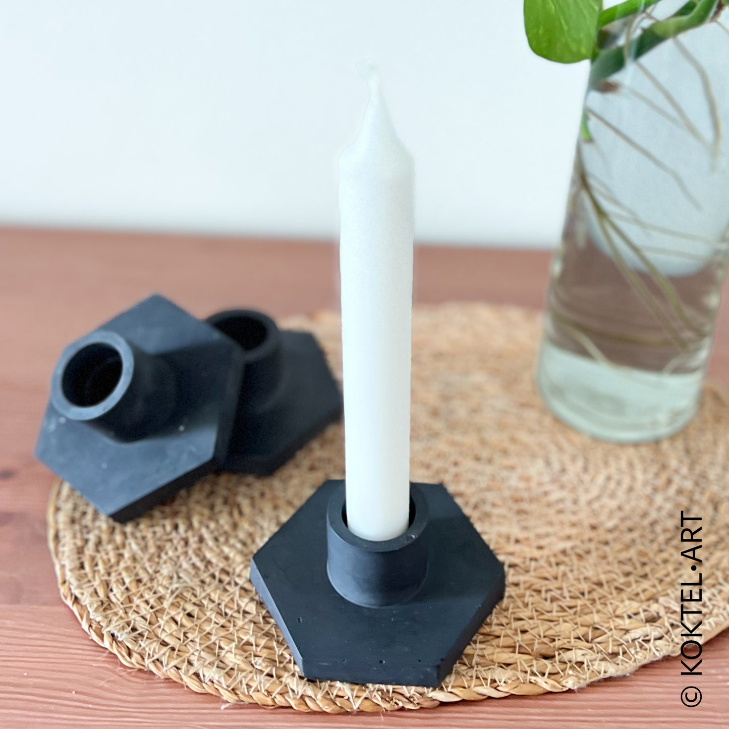 Porta Velas HEXAGONAL