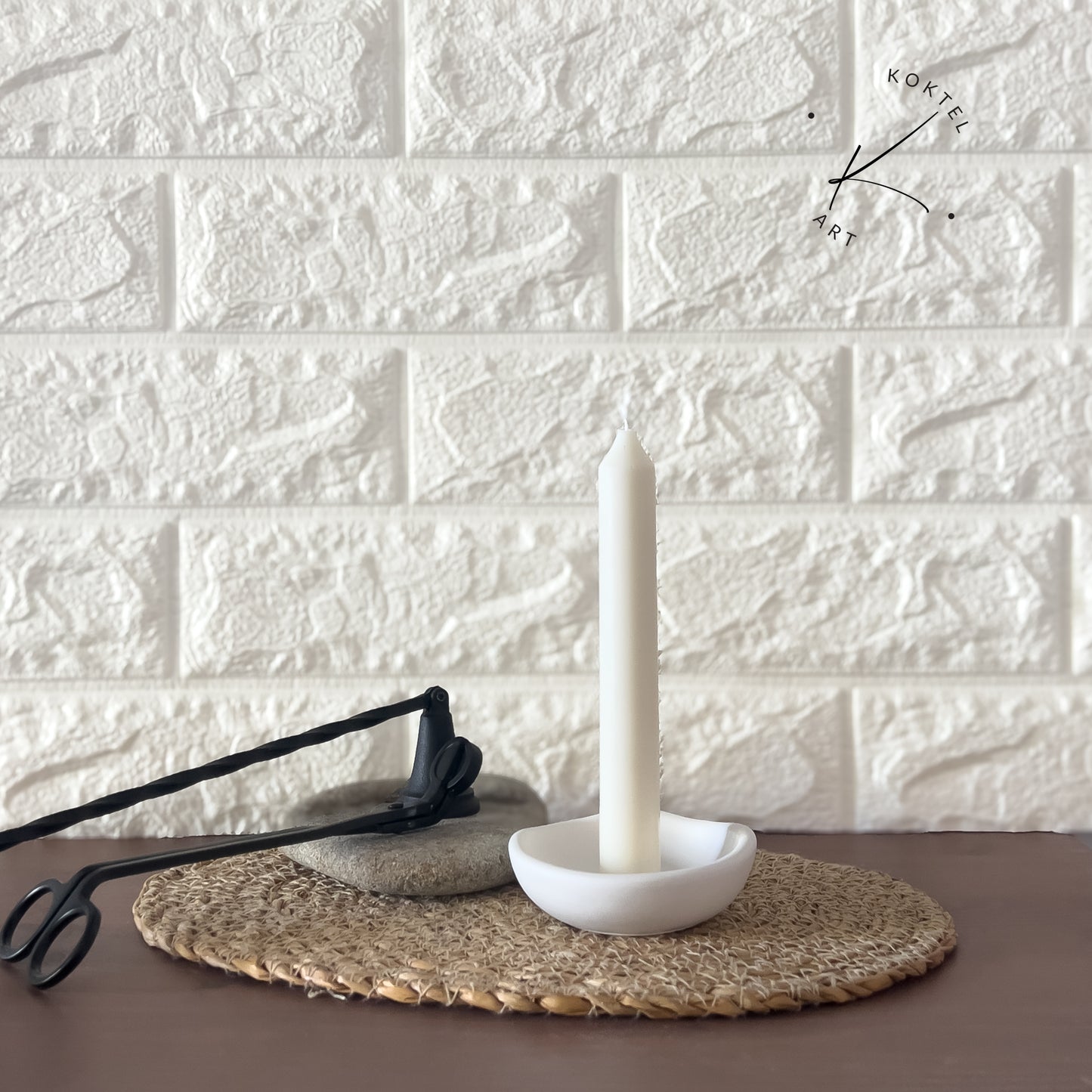 Porta Velas Irregular - NATURA DUO