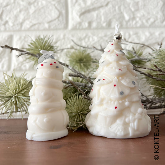 ÁRBOL Y MUÑECO DE NIEVE